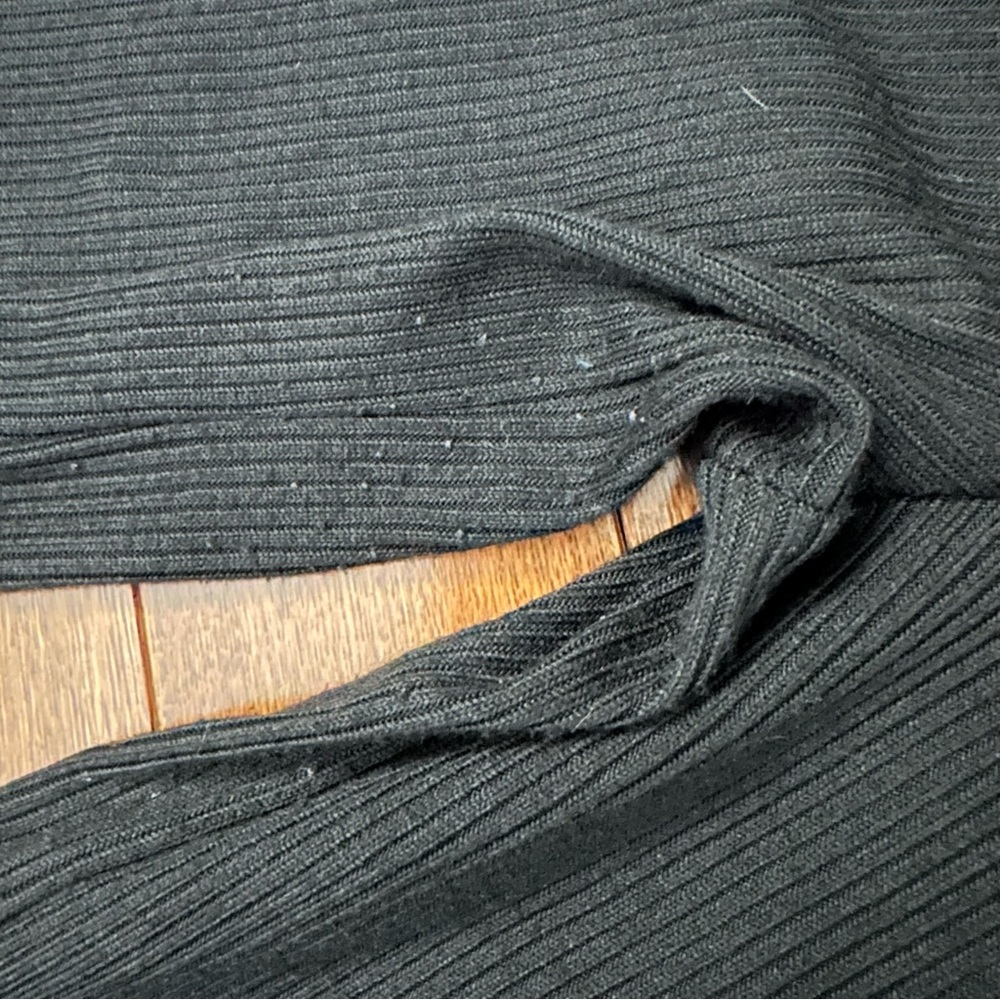 Wide leg ribbed knit pants - Picture 6 of 6